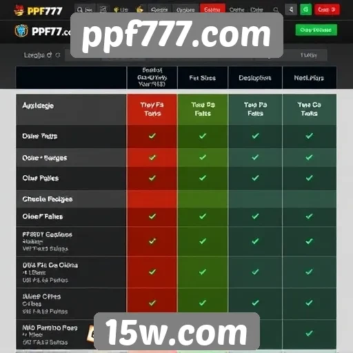 Comparativo entre ppf777.com e outras plataformas de jogos